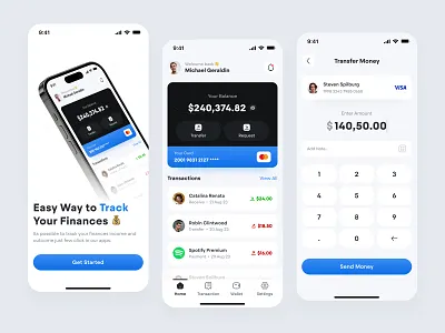 EzyBank - Banking Apps analytics balance banking clean credit expends finance financial app minimal mobile mobile app money saas security startup transaction ui ux wallet webdesign
