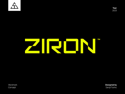 Ziron™ brand identity branding concept logo design designer graphic design graphic designer illustration logo logo love logomark logos logotype modern logo vector workmark