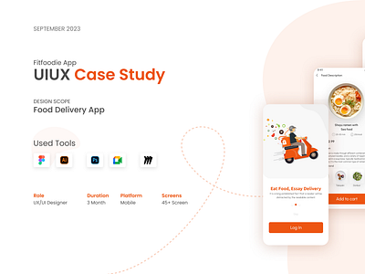 Food Delivery App UX Case Study delivery delivery app fastfood fastfoodapp food app graphic design healthyapp healthyfood minimal restaurant restaurantapp ui ux