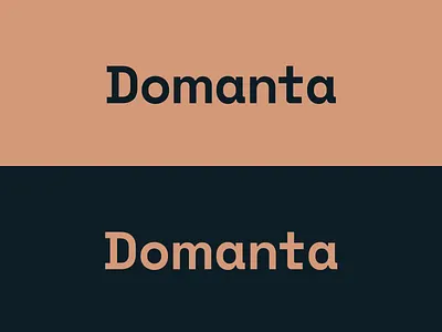 Domanta branding design graphic design logo logotype vector