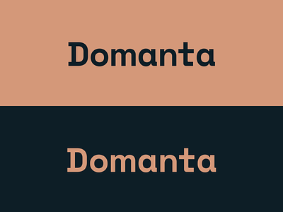 Domanta branding design graphic design logo logotype vector