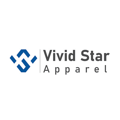 Vivid star apparel project 3d branding business creative custom logo graphic design logo simple unique