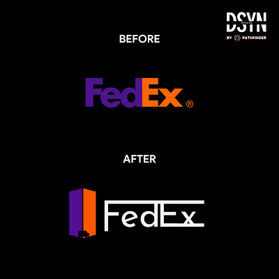 A NEW MASK FOR FedEX 3d branding design graphic design illustration logo redesign motion graphics redesigned ui uiux vector