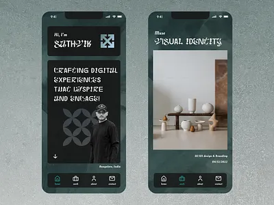 ✨ Aesthetic Portfolio aesthetic clean design minimal patterns portfolio product typography ui ux visual identity