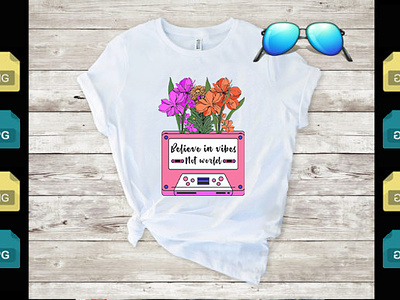 Flower Tshirt designs, themes, templates and downloadable graphic