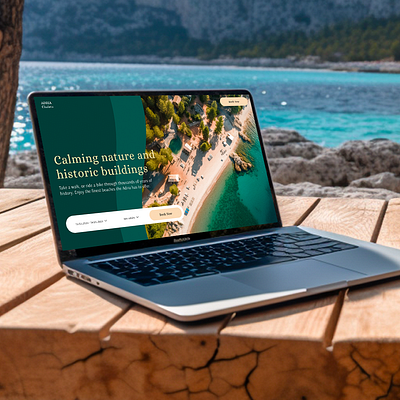 Adria Challets - Hotel and Resort website apartment beach blue booking green hotel pine resort sea web design website