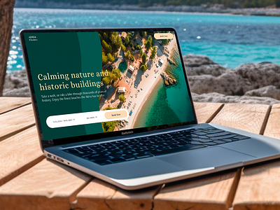 Adria Challets - Hotel and Resort website apartment beach blue booking green hotel pine resort sea web design website
