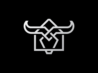 Bull House Logo animal logo app branding bull horn bull logo home house logo icon logo real estate vector wild bull