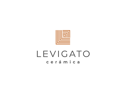 Levigato brand branding ceramic ceramica design font identity letter levigato logo logotype manufacturer tile