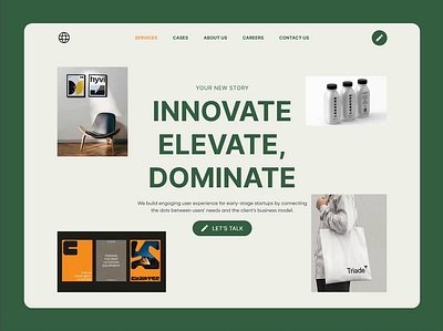 Design studio Website agency branding design figma it mobile site studio ui ux web design