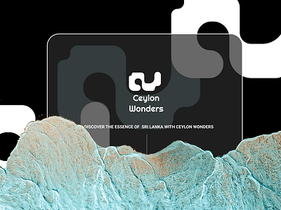 Ceylon Wonders branding graphic design logo ui