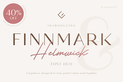 Finnmark & Helmwick - Font Duo finnmark font font bundle font duo helmwick sans font sans serif sans serif bundle sans serif font sans serif modern sans serif typeface sans typeface script script font signature typeface