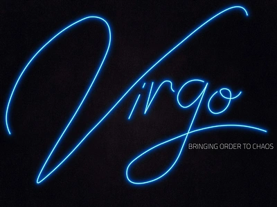 VIRGO effects graphic design photoshop typography