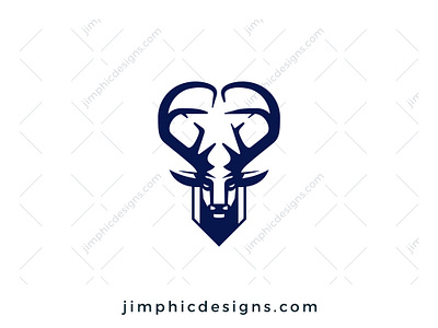 Deer Star Logo animal branding deer design graphic design logo logo design star vector