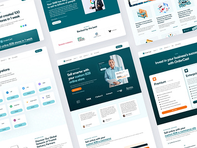 OrderCast - Webflow Development b2b saas website