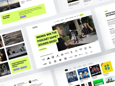 Webflow Website for Maniac Studios ui ux webdesign webflow