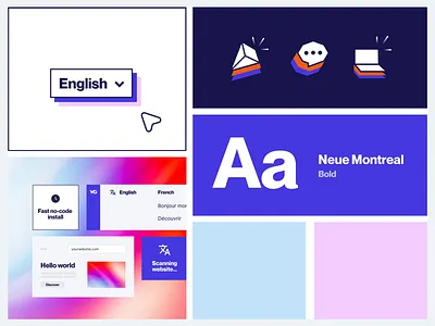 Weglot brand agency animation brand brand design brand identity branding colors design fonts graphic design graphic identity icons illustration illustrator marketing motion product saas tech ui