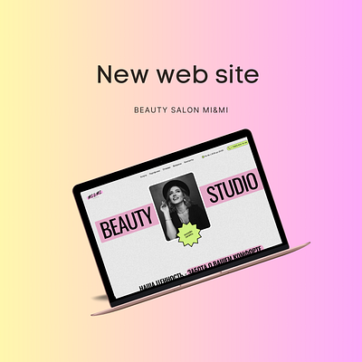 Beauty salon Mi&MI beauty beauty salon branding buttons design logo ui веб сайт дизайн кнопка обложка отзывы салон красоты