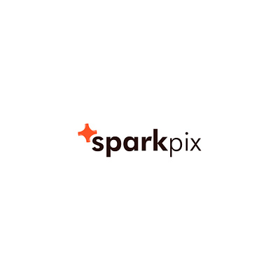 SparkPix creative logo logo design minimal logo modernmark spark logo