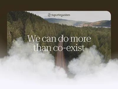 Superorganism — A Biodiversity Venture Capital Website animation hero motion ui vc