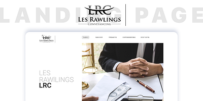 Website Design Concept for a Law Firm ui