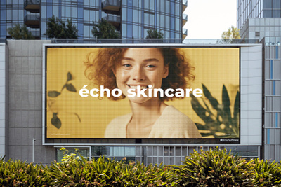 écho skincare branding cosmetics graphic design logo visual identity