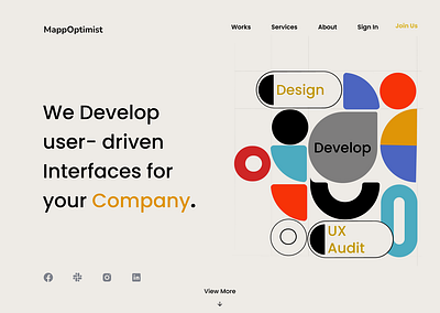 landing page branding design graphic design illustration typography ui ux vector