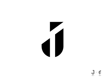 JT logo black branding figma golden ratio j jt logo negative space symbol t