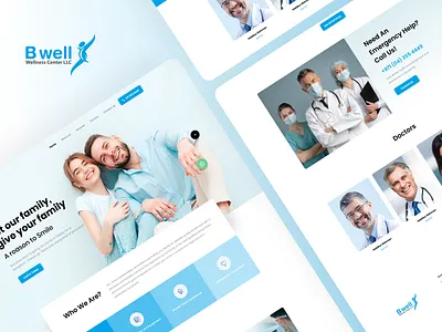 Dental Clinic Website UI clinic dental dental clinic doctors hospital ui landing page minimal web ui ui design ui ux web design