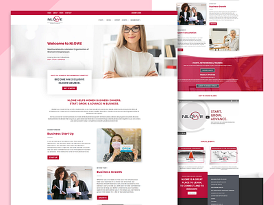 Women Entrepreneurs Website Design brandig graphic design uiux web web design web developer web development webdesign website
