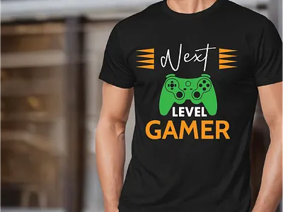 Gaming T-shirt Design design graphic design illustration logo typography vector web design