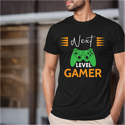 Gaming T-shirt Design design graphic design illustration logo typography vector web design
