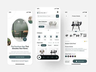 Furniture Store Mobile App | IOS | Android | App UIUX app designer app ui design figma furniture furniture store mobile furtniture business hire app designer hire figma designer hire me hire mobile app designer hire ui ux designer insightlancer minimal design mobile app ui ui design uset inteface ux ux design