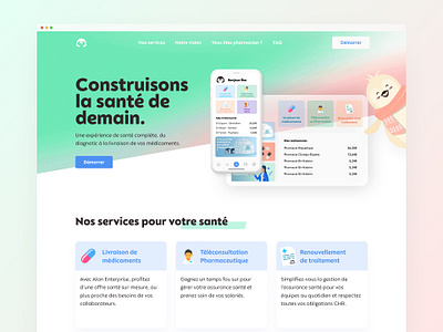 Pillz - Landing page branding design graphic design illustration logo ui ux webdesign webflow website