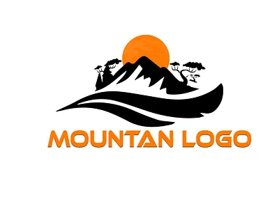 MOUNTAN LOGO DESIGN app bokulislam360 branding design graphic design illustration logo ui ux vector