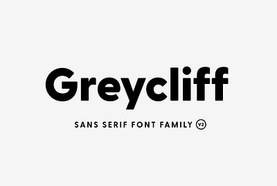 Greycliff CF geometric sans font 1940s 1950s bold font geometric hearty midcentury modern open opentype retro round smooth strong typeface vintage