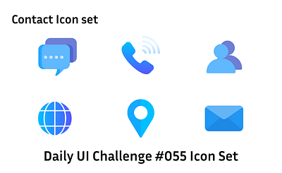 Daily UI Icon set #055 contact dailyui iconset ui uidesign uiux uiuxdesign ux uxdesign