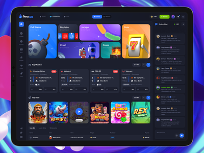 Fiery GG - Online Roblox Casino betting casino casino games casino home page crash crypto crypto casino fast games gambling game game dashboard game thumbnails gaming in house games mine online casino roblox roblox casino slots sportsbook