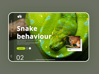 Animal Behavior Learning Website Landing page design inspiration landing myanmar page ui ux web website