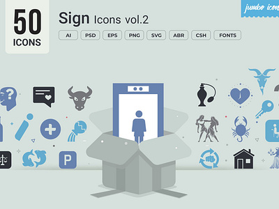 Sign Glyph Icons V2 design graphics readytouse vector