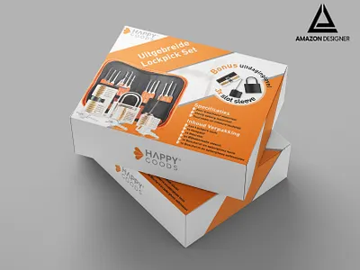 Packaging Design || Lockpick Set adobe illustrator adobe photoshop amazon product packaging box design graphic design mockup packaging packaging design product design product packaging visual identity