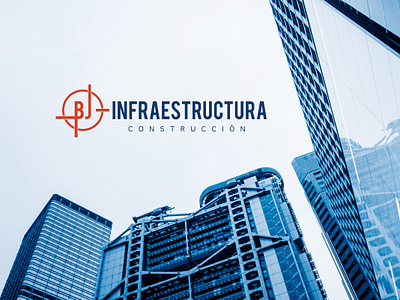 BJ Infraestructura - Construction branding graphic design logo