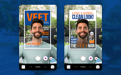 Veet Man: Get Magazine Cover-Ready with Augmented Reality! arexperience arfilter augmented reality augmentedbeauty creativedesign digitaldesign graphic design groomingfilter magazine cover magazinecover mengrooming veetgrooming