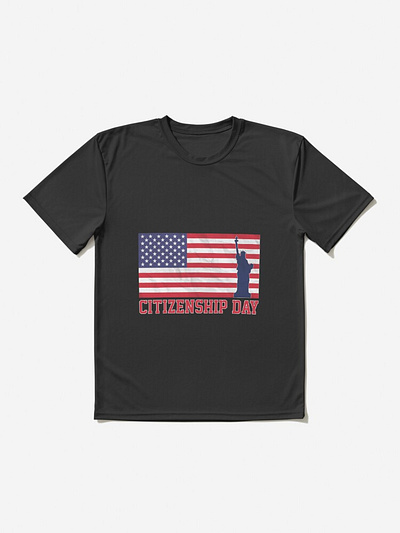 Citizenship day in USA T-Shirt 3d animation branding design flyer graphic design illustration logo motion graphics typography ui ux vector