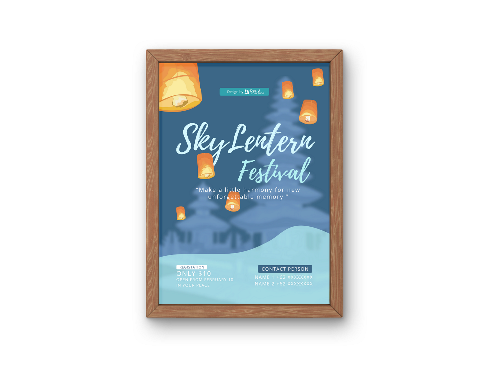 Poster Templates use Canva by DesU WORKSHOP on Dribbble