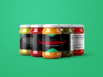 Wonderkraut – Product lable branding food lable design packaging product design sourkraut us