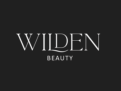 Wilden Beauty Branding beauty branding clean hair salon logo minimalist