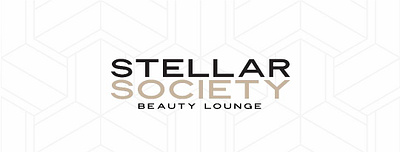 Stellar Society Branding beauty lounge beauty salon branding logo typography
