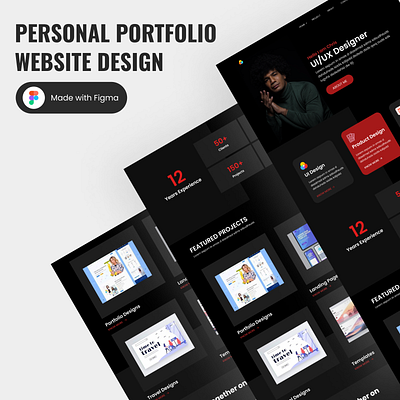 PERSONAL PORTFOLIO WEB DESIGN graphic design ui
