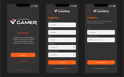 Pagina de Registro #Daily UI